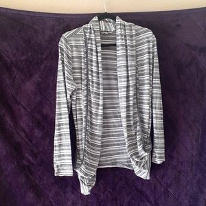 Cardigan by HAWTHORN white/ black/gray size medium